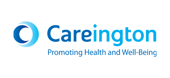 Careington logo with tagline "Promoting Health and Well-Being" in blue text.
